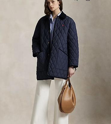 зимный пальто: Стеганая куртка Polo Ralph Lauren, женская, размер L, большемерит - — 6