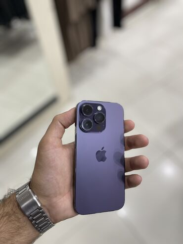 Apple iPhone: IPhone 14 Pro, 256 ГБ, Deep Purple, Гарантия