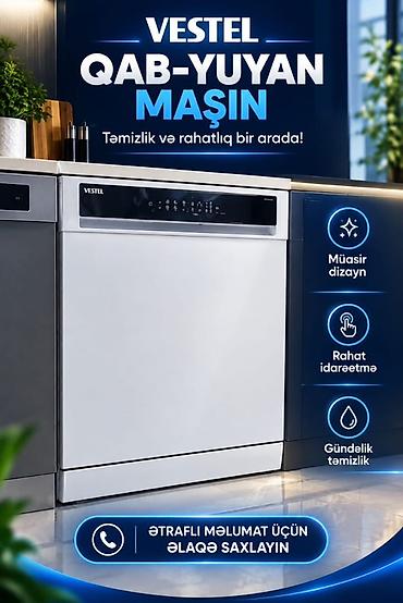 Elektronika: Vestel qab‑yuyan maşın - Müasir dizayn: mətbəx interyerinə uyğun — 1