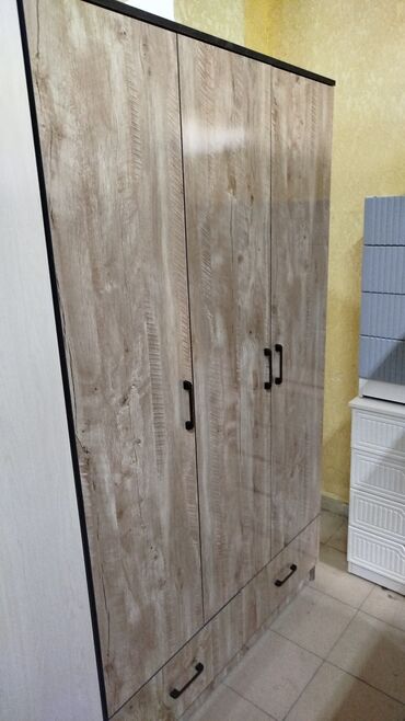 Шифоньеры: Шифоньер, Новый, Прямой, цвет - Белый, ЛДСП — 9