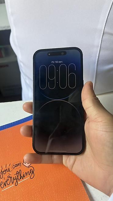 куплю айфон 14: IPhone 14 Pro, Б/у, 128 ГБ, Черный, Зарядное устройство, Чехол, Кабель, 78 % — 3