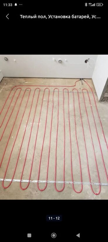 Напольные работы: Полусухой стяжка куйабыз уйдун ичине плита ламинат паркетке тегиз таза — 9