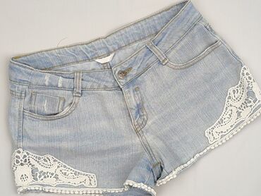 stradivarius spodnie z diamencikami: Szorty damskie, rozmiar M