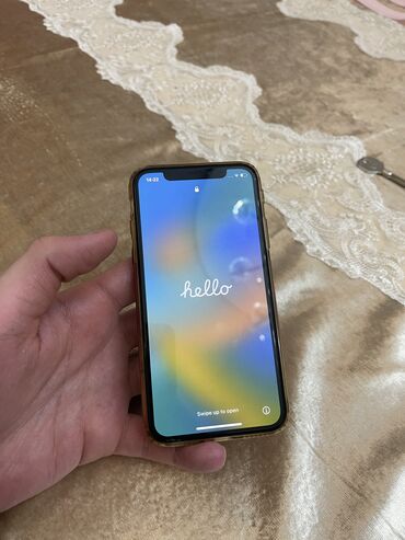 Apple iPhone: IPhone X, 64 GB, Ağ, Face ID