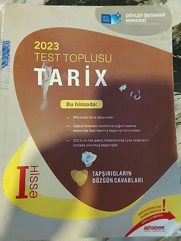 qedim pullar aliram: Məhsul: “2023 Test Toplusu – Tarix (I hissə)” Nəşriyyat: Dövlət — 1
