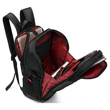 Futrole i torbe za laptopove: Ruksak za laptop sa ojačanom prednjom pločom - Moderan crni dizajn sa — 3