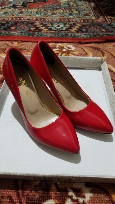 Туфли 36, цвет - Красный