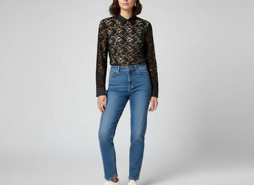 bluzki z rękawem 3 4 orsay: Orsay, Women's blouse, size S