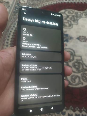 телефон fly fs520 selfie 1: Xiaomi 12T, 256 ГБ, цвет - Черный, 
 Сенсорный, Отпечаток пальца, Две SIM карты — 2