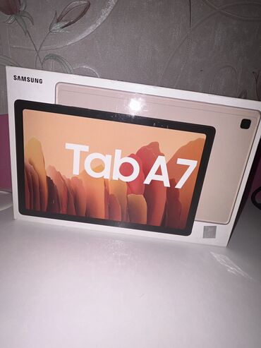 samsung tab 10: Galaxy Tab A7 SM-T505 model,32GB yaddaş. Qızılı rəngdə.Təzədi, az