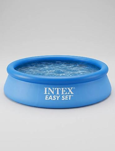 Бассейны: Надувной бассейн INTEX Easy Set - Размер: 305×76 см - Объем: 3853 л - — 3