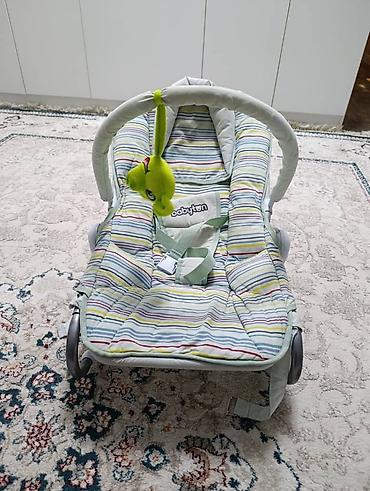 babyton: Детский шезлонг-качалка Babyton - Удобное кресло с мягким матрасиком — 2