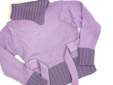 sweterek ażurowy na drutach: Sweater, 4-5 years, 104-110 cm, condition - Very good