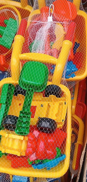 robot itin qiymeti: Uşaq üçün plastik qum oyun dəsti KASKA İLƏ BİR YERDƏ.SÜPER — 1