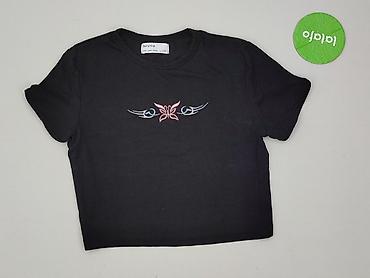 bluzki basic w paski: Bershka, T-shirt damski, rozmiar M — 2