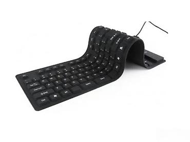 soni igrice: Savitljiva silikon tastatura – vodootporna i prenosiva - Materijal — 4