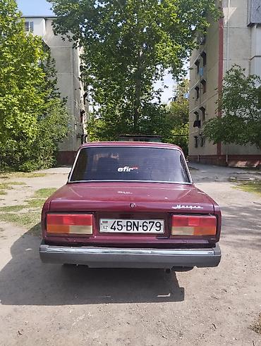 VAZ (LADA): VAZ 2107 sedan - Kuzov: 4 qapılı sedan, tünd bordo rəng - Mühərrik — 4