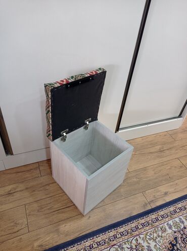 Sifarişlə pufiklər: Çoxfunksiyalı oturacaq-şkaf - Material: açıq boz ağac teksturalı LMDP — 9