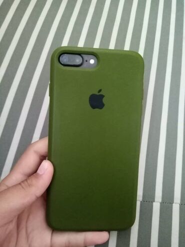 авто инстал: IPhone 7 Plus, Зеленый, Чехол