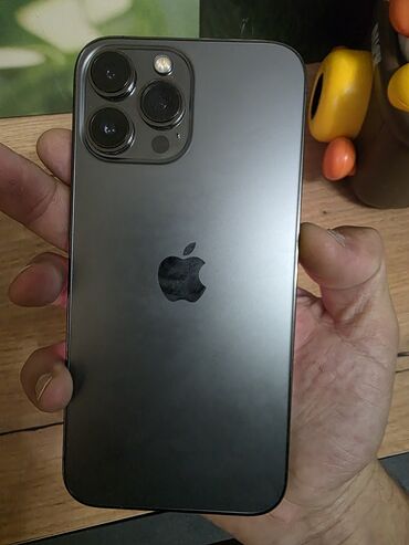 айфон 12 про телефон: IPhone 13 Pro Max, Б/у, 256 ГБ, Графит, Чехол, Кабель, Коробка, 80 %