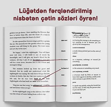Книги и журналы: Məhsul: “Qısa hekayələrlə İngilis Dili – Daşdakı Qılınc (B1–B2)” — 3