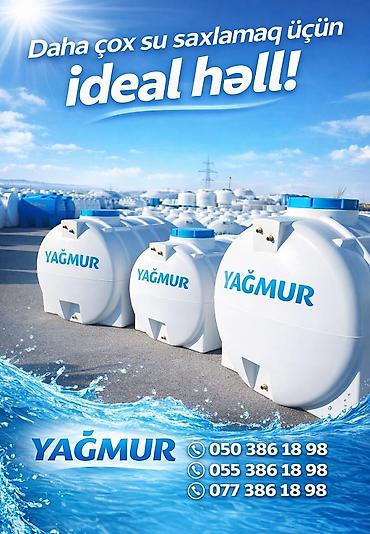 plastik vedre: Bak, Plastik, 1000 l l, Yeni, Pulsuz çatdırılma — 1