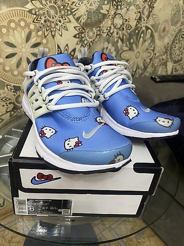 bona обувь: Кроссовки, 37.5, 38, Nike, Новый, цвет - Голубой, Платная доставка, Самовывоз — 1