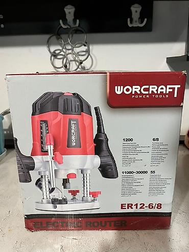 Строительный инвентарь: Фрезер электрический WORCRAFT ER12-6/8 - Назначение: ручной — 4