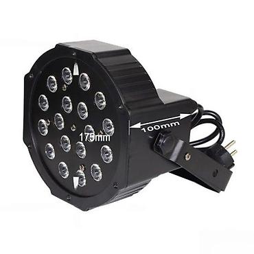 Osvetljenje: LED scenska PAR RGB reflektor lampa – 18x1W - Tip: LED PAR reflektor — 4