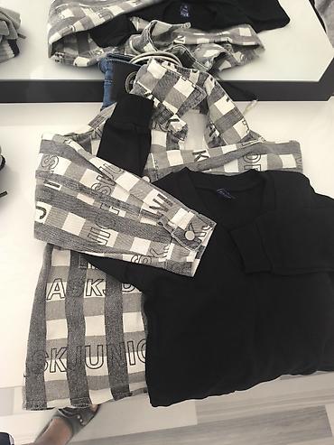 dsq şalvar: Uşaq geyim dəsti Tərkib: - Qara idman üstü (MTLJNS Sports Wear) — 2