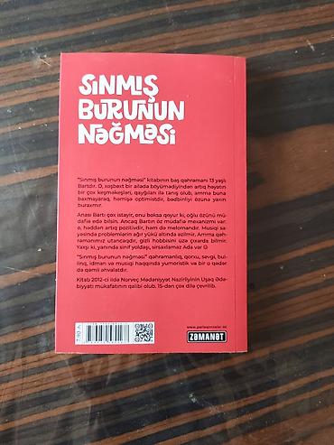 Bədii ədəbiyyat: Məhsul: Kitab – “Sınmış burunun nəğməsi” Müəllif: Arne Svingen — 3