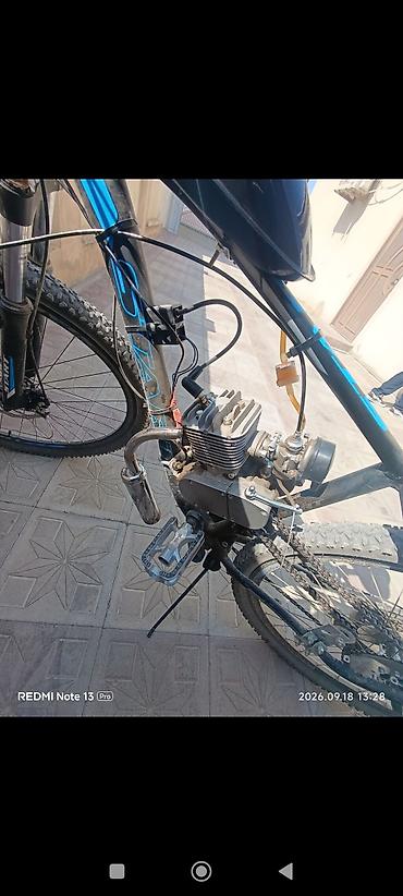 Mopedlər,skuterlər: Benzin mühərrikli velosiped - Çərçivə: təzə alınmış START brendli dağ — 3