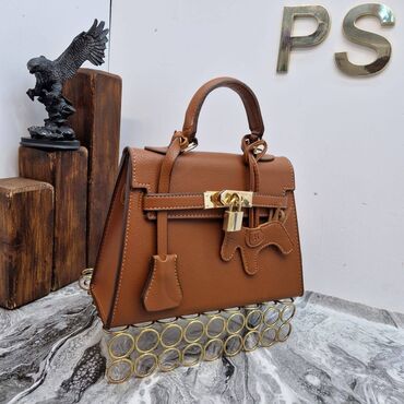 Torbe: Elegantna torbica, Hermes, Materijal: Koža, Lakovana koža — 7