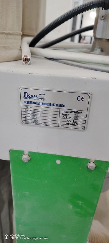 Tozsovuran avadanlığı: Ünalsan UNS 2836-01 sənaye toz sorucu (Industrial Dust Collector) - — 2
