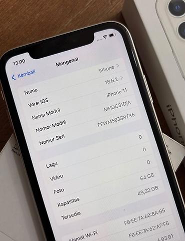 ipad 7 qiymeti: IPhone 11, 128 GB, Ağ, Zəmanət, Simsiz şarj, Face ID — 6