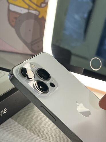 apple iphone 13 pro: IPhone 13 Pro, Б/у, 256 ГБ, Белый, Коробка, 86 %