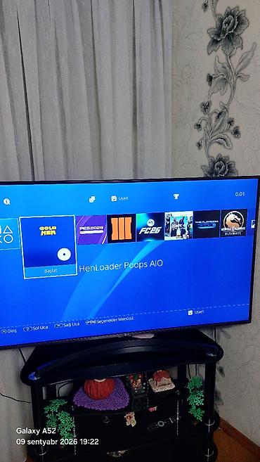 operativ yaddas: Sony PlayStation 4 (PS4) – FAT model - Daxili yaddaş: 500 GB (sistemdə — 3