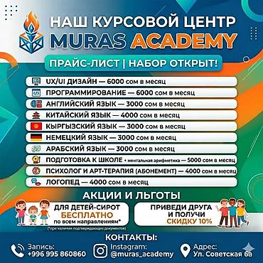 dm art: Курсовой центр Muras Academy — набор открыт Направления и цены (в — 1