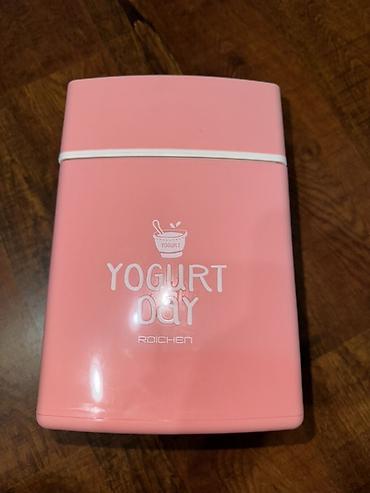 айран аппарат: Йогуртница Roichen “Yogurt Day” (розовая) - Компактная — 1