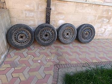 бир: Дөңгөлөктөр монтажда 175 / 65 / R 14, Кыш, Колдонулган, Комплект, Жеңил унаалар, Темир — 2