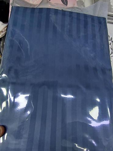 Комплекты постельного белья: Комплект однотонного постельного белья с жаккардовой полосой — 7