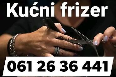 moderan web sajt: Mobilni frizer – dolazak na vašu adresu. Usluge: - Muško i žensko — 1