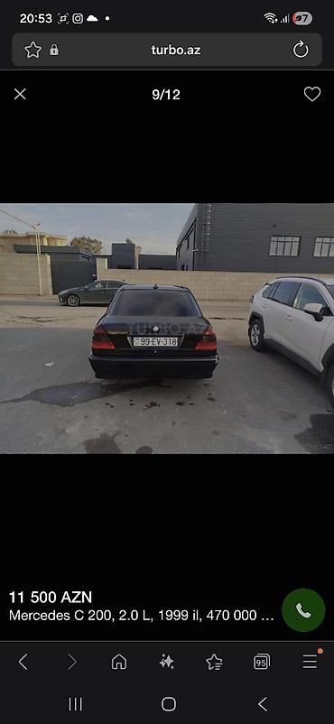Mercedes-Benz: Mercedes-Benz C 200: 2 l | 1999 il Sedan — 9