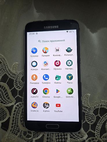 Samsung Galaxy S5, 16 GB, rəng - Göy, Sensor, İki sim kartlı, Face ID