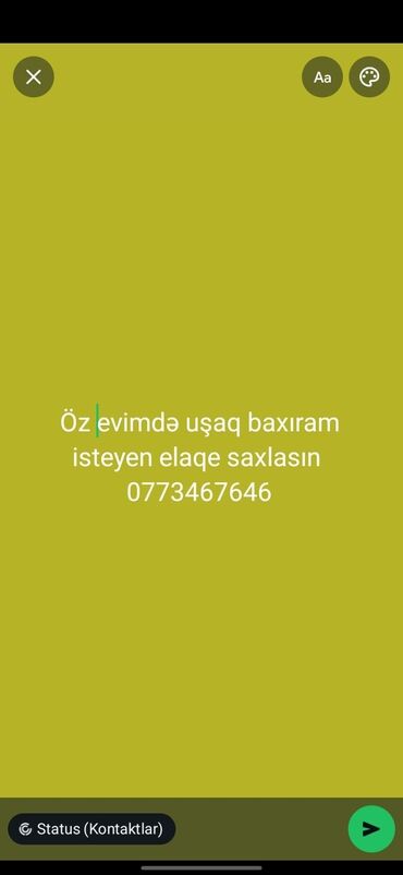 Manometers: Uşaq baxımı xidməti - Öz ev şəraitində peşəkar uşaq nəzarəti - Günlük