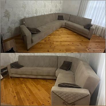 par: Divan satılır. - Model: L formalı künc divan - Açılır bazası var - — 1