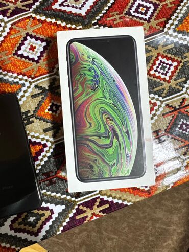 iphone xs max qiymet: IPhone Xs Max, 64 ГБ, Черный, Face ID, Беспроводная зарядка