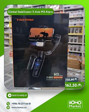 philips 162: 🔥 Gimbal Stabilizator 3-Axis M3 AIpro ✅ Marka: M3 ✅ Uyğunluq: Telefon — 1