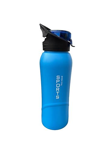 icki qiymetleri: №: 8113 Məhsulun adı: İdman su qabı Sports, metal, göy, 700 ml Brend — 1