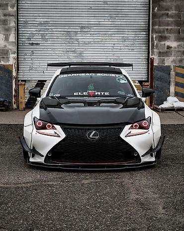 Обвес: Lexus RC с масштабным тюнинг‑пакетом для шоу и трек‑дней. Основные — 1